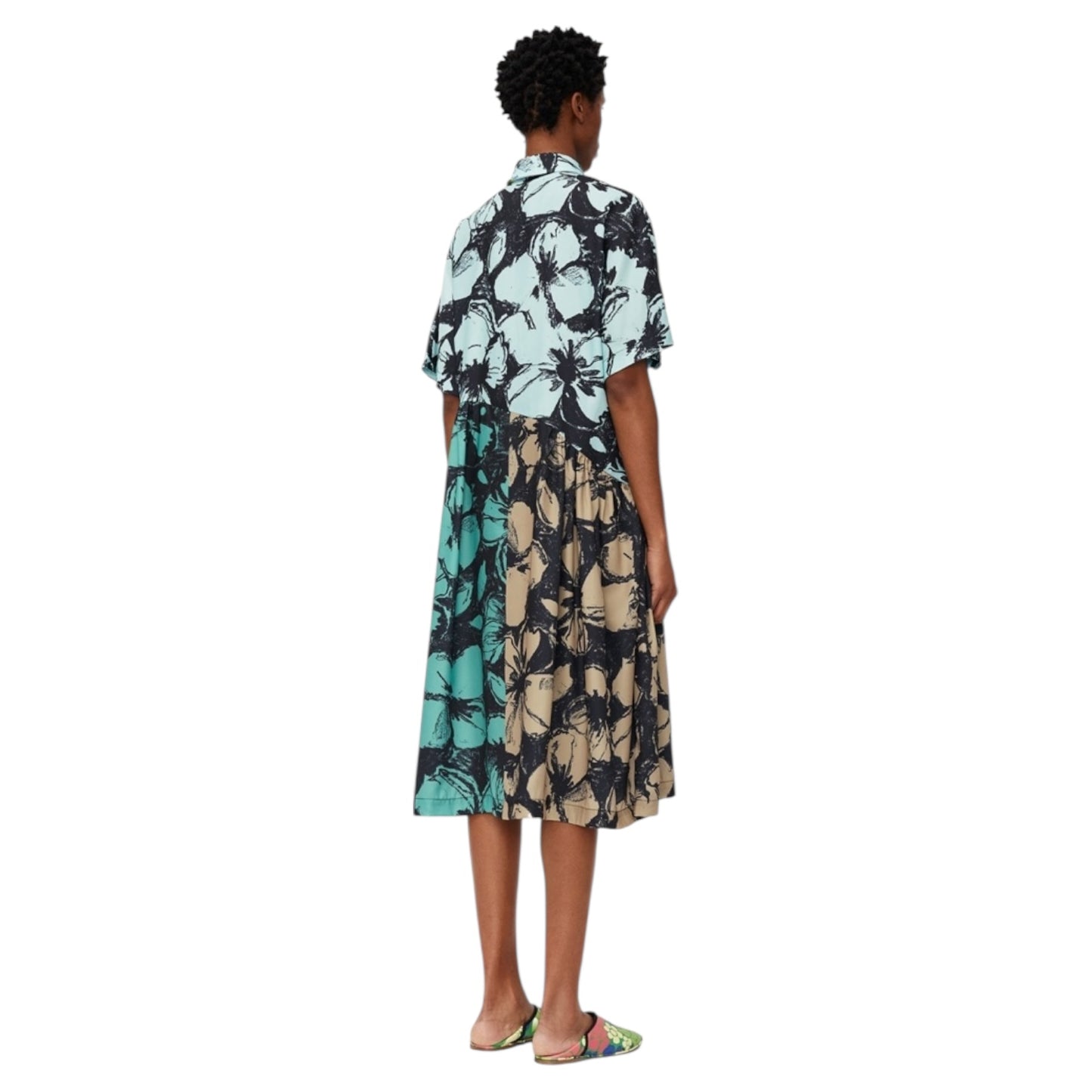 Stine Goya Multi Patterned Hunter Dress - 12/14