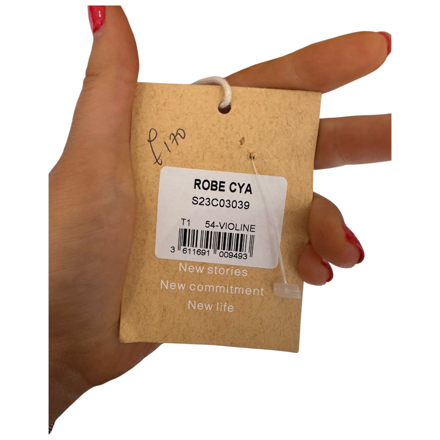Suncoo Open Back Maxi Dress - 8 - NEW