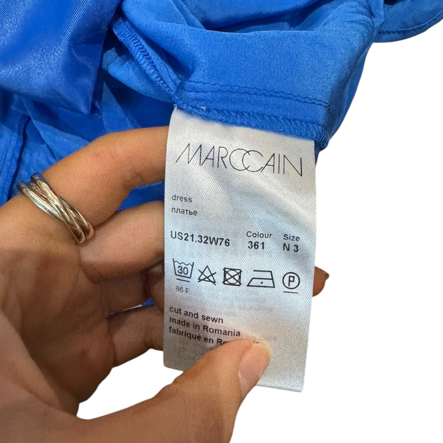 Marc Cain Blue Dress - 12