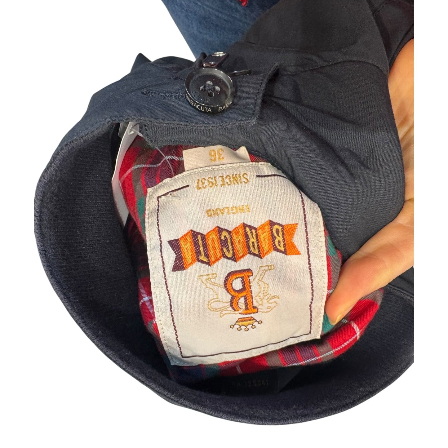 Baracuta Navy Bomber Jacket - 6/8