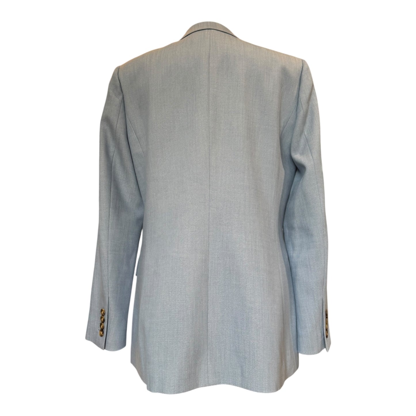 Reiss Blue June Double Breasted Suit Blazer - 12
