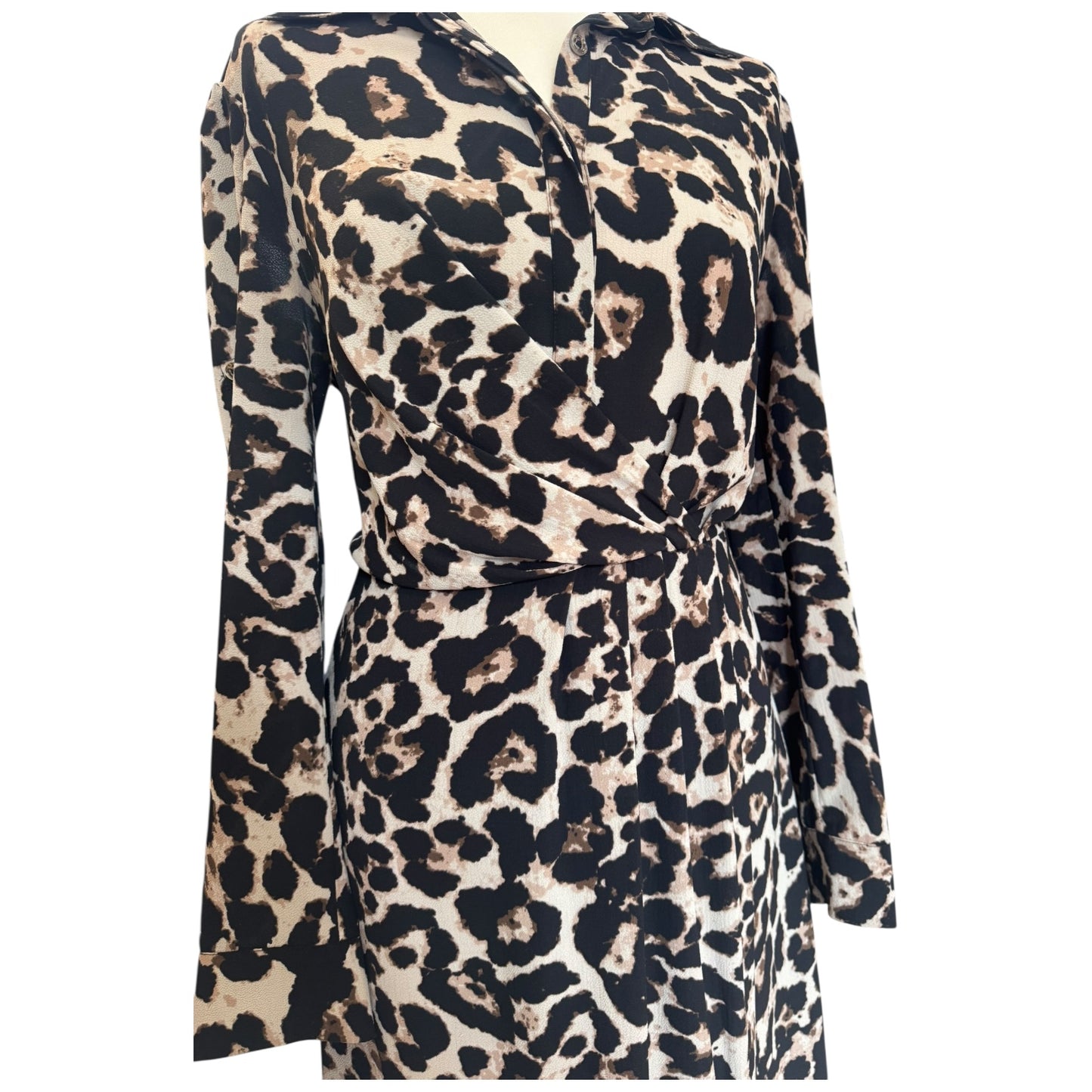 Baum und Pferdgarten Alham Leopard Print Midi Dress - 10