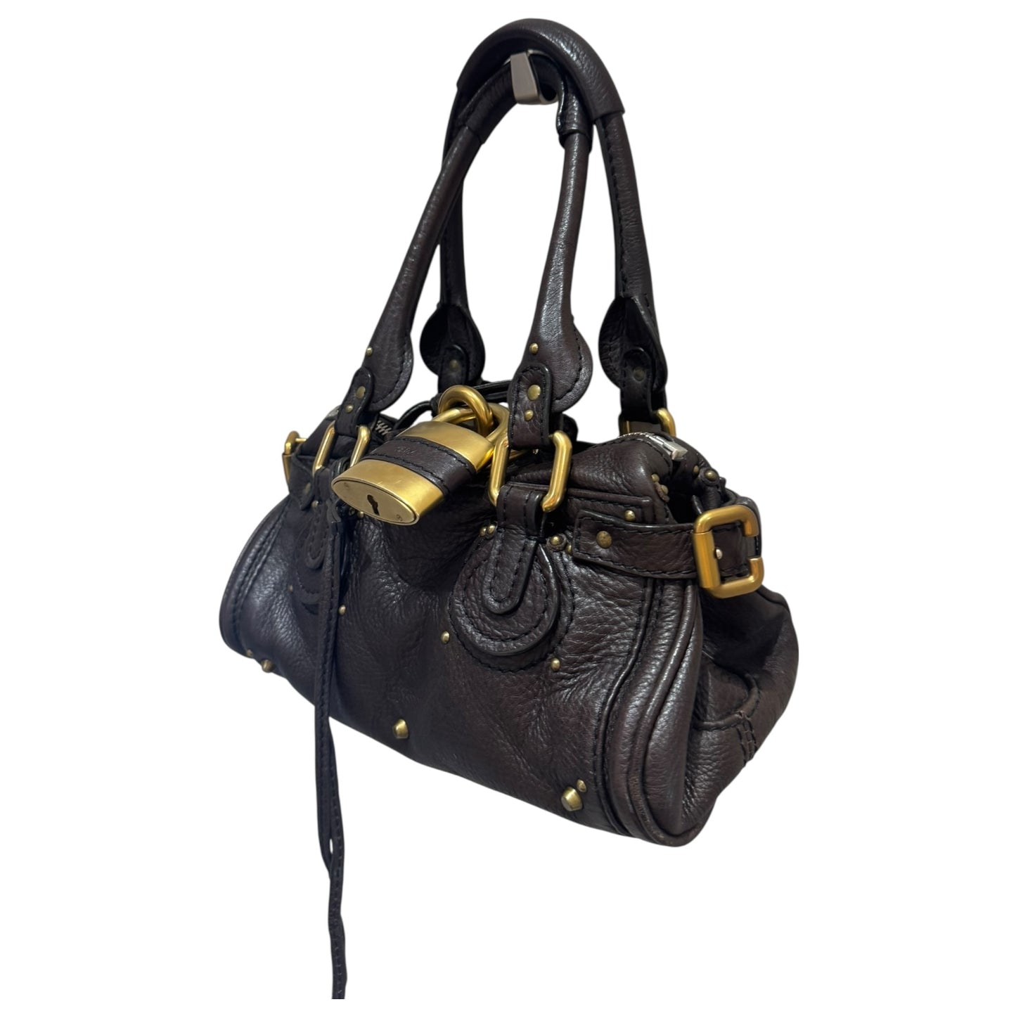 Chloe Dark Brown Paddington Bag