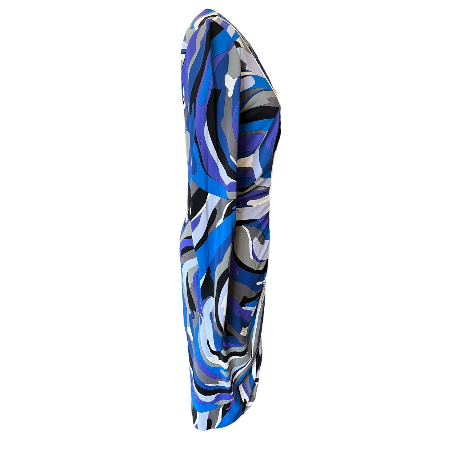 Emilio Pucci Blue Patterned Dress - 12