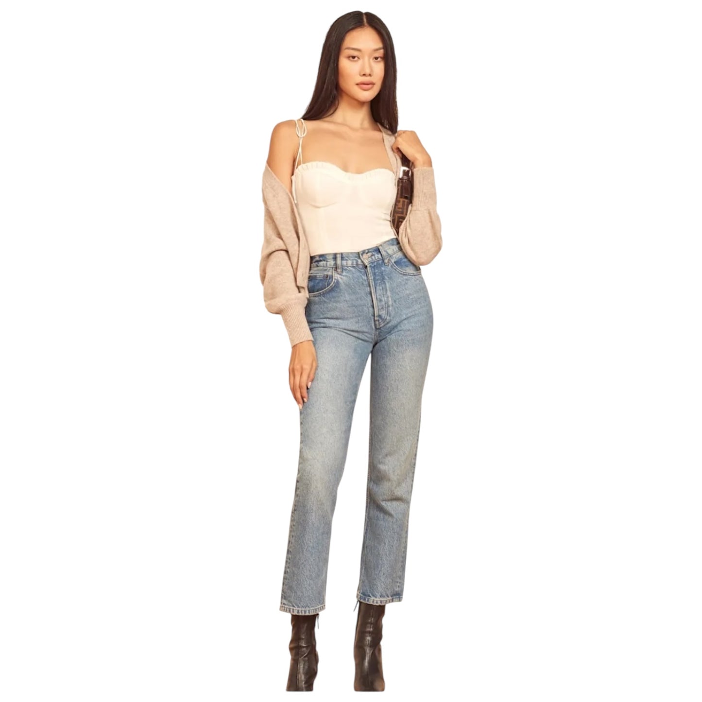 Reformation White Novena Top - 10 - NEW
