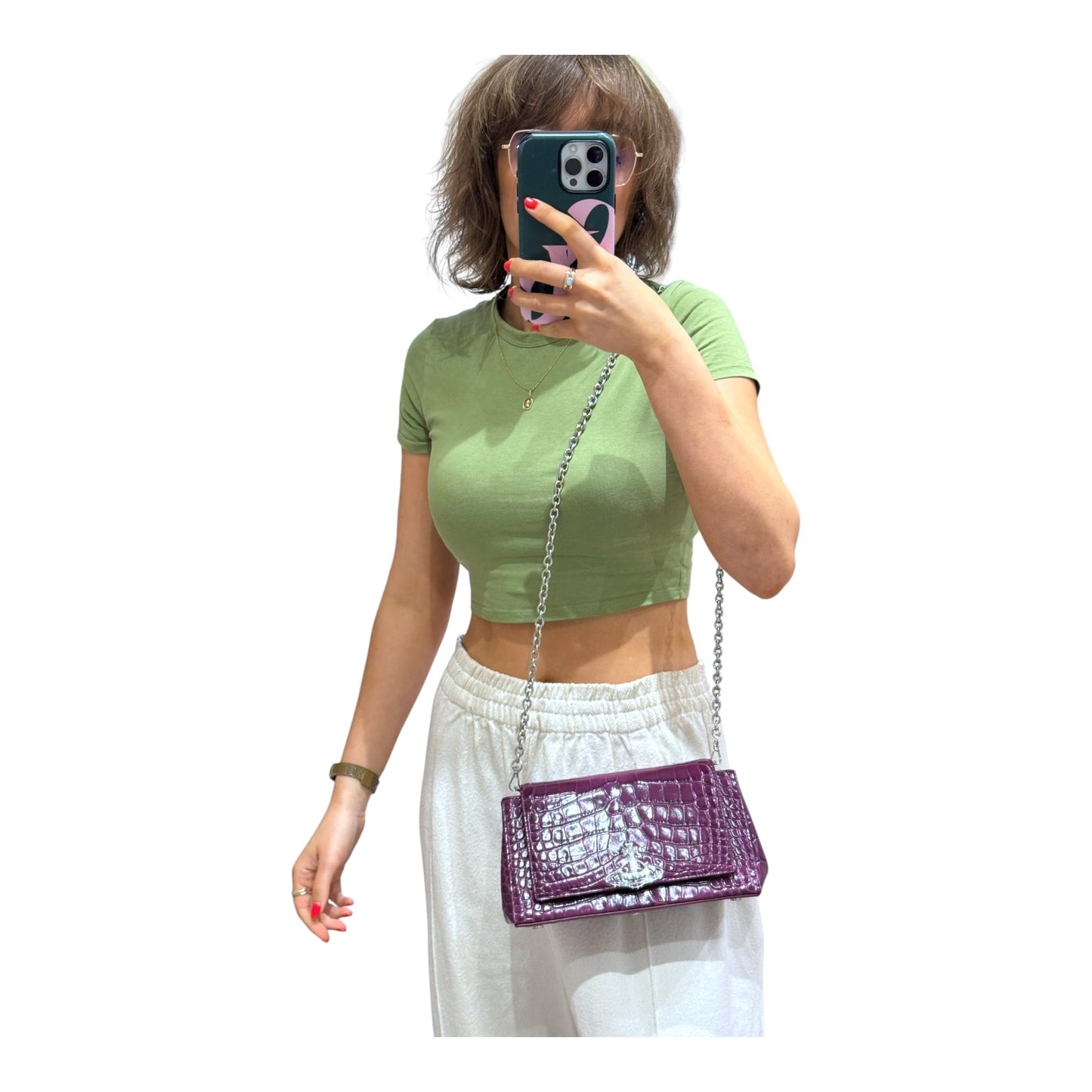 Vivienne Westwood Medium Hazel Bag in Purple