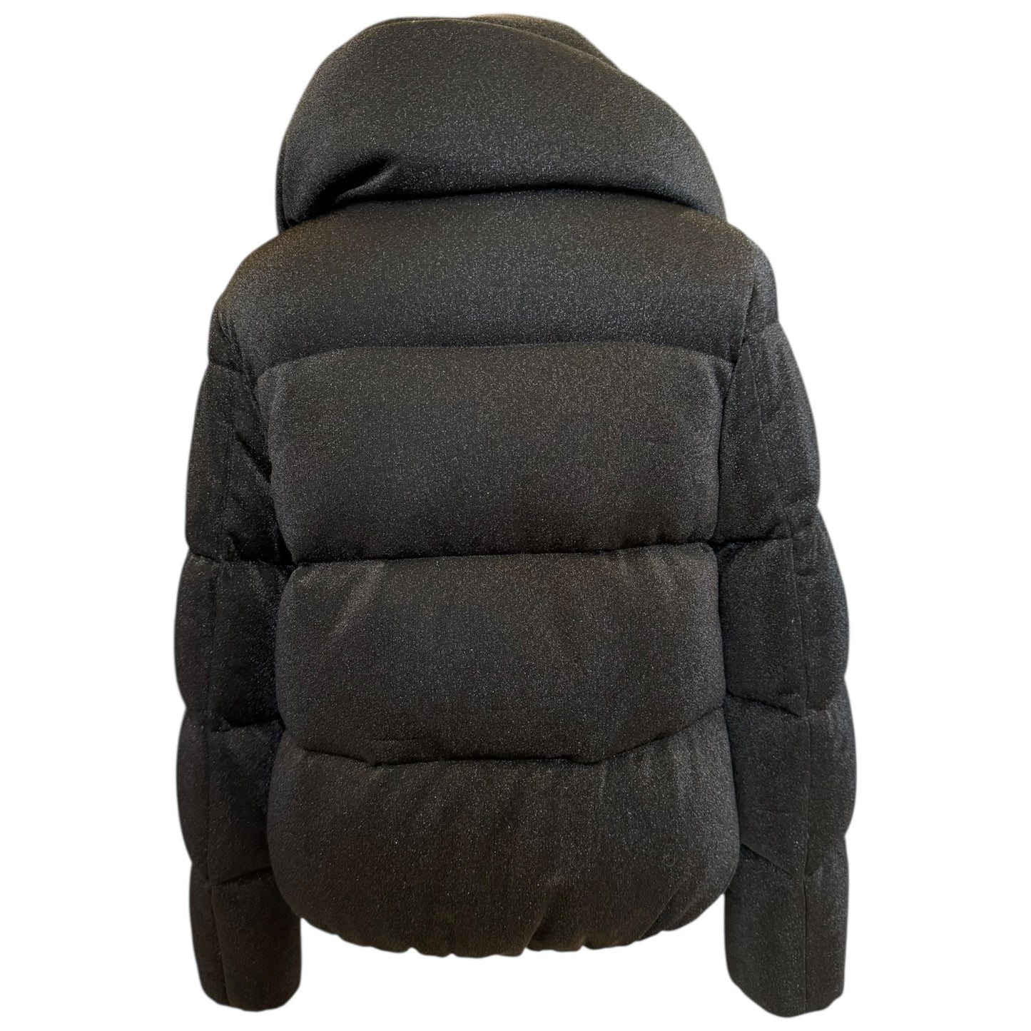Moncler Bandama Black Glitter Puffer Jacket - 8