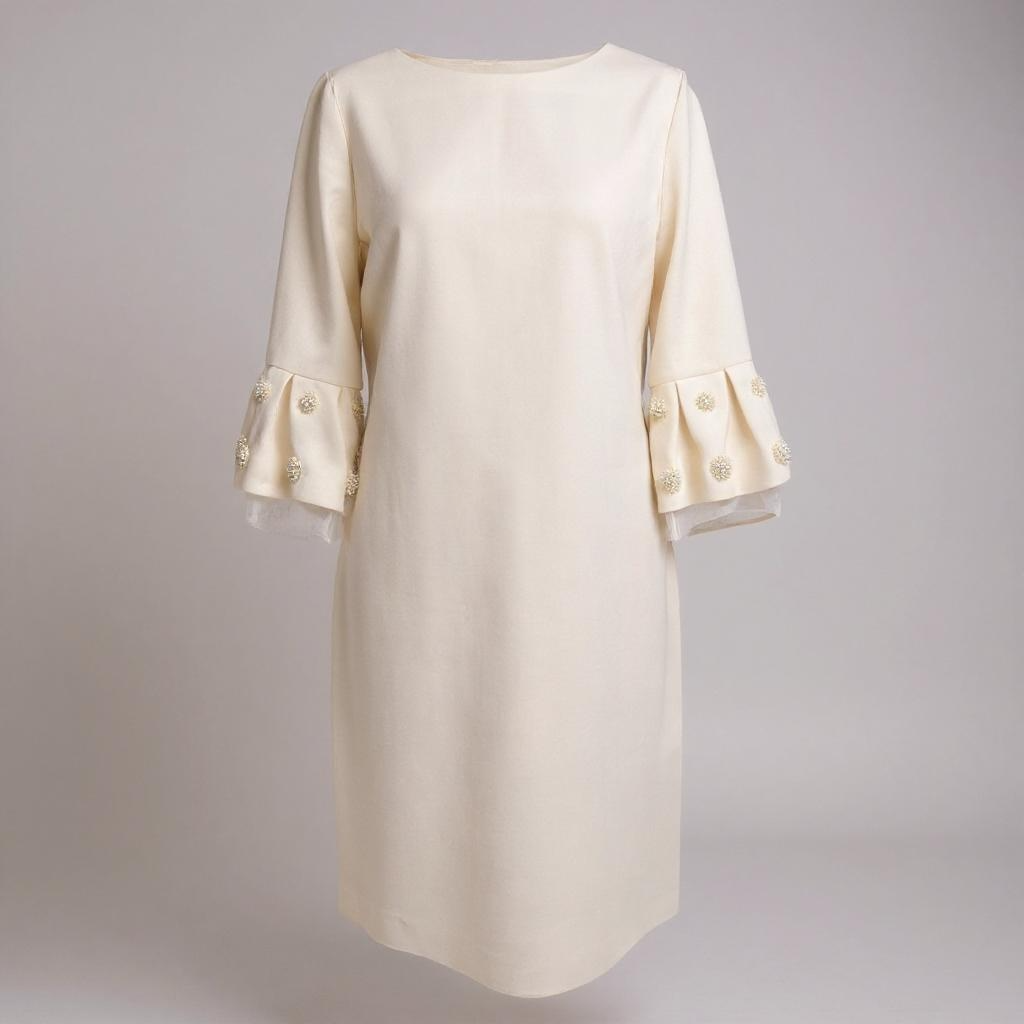 Louise Kennedy Cream Dress - 12