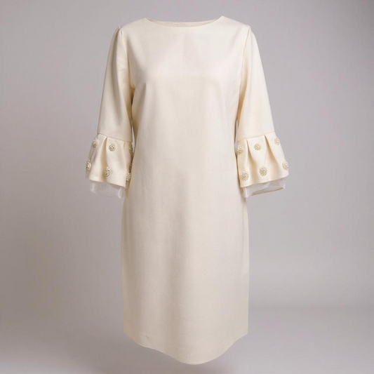 Louise Kennedy Cream Dress - 12