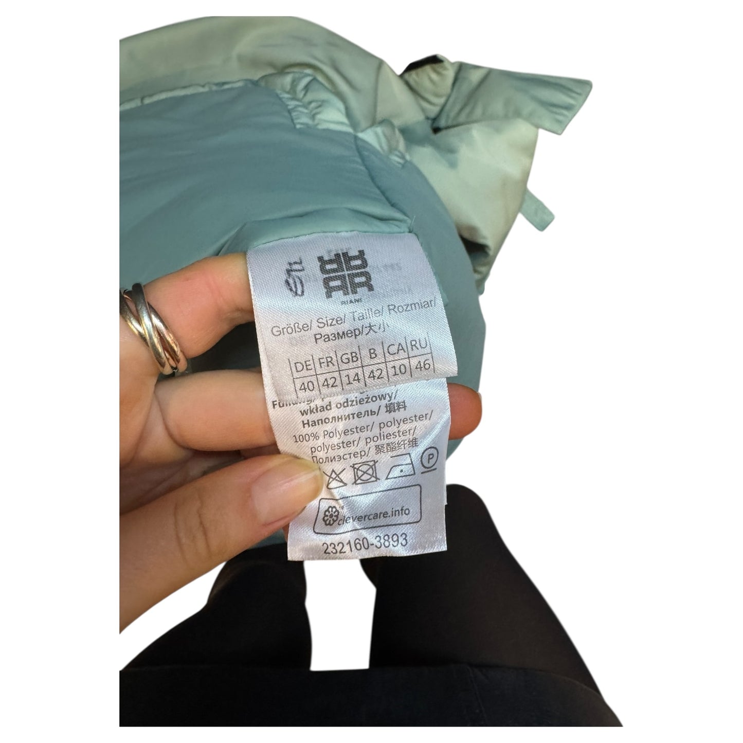 Riani Pale Green Raincoat - 14