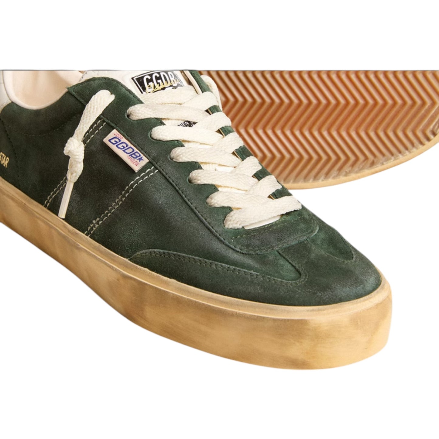 Golden Goose Green Soul-Star Trainers - 9
