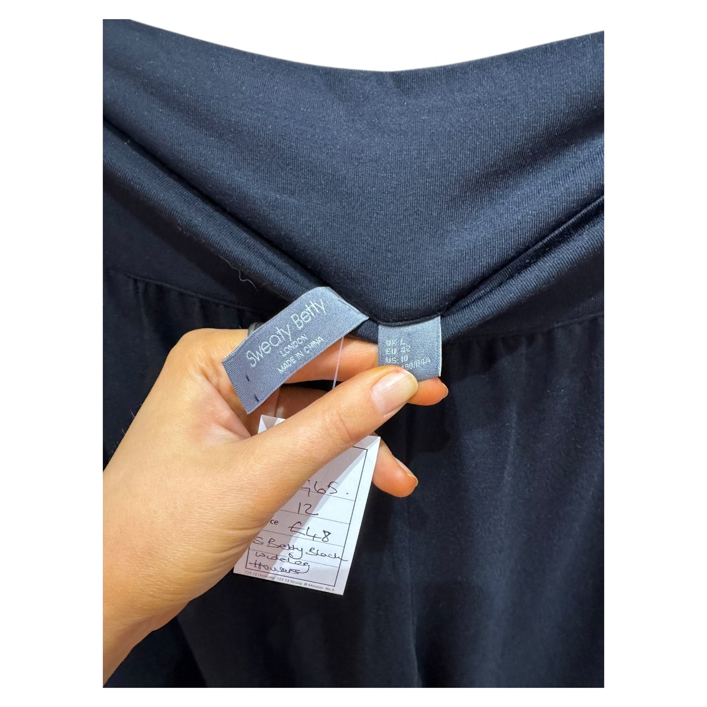 Sweaty Betty Modal Wide Leg Trousers - 12