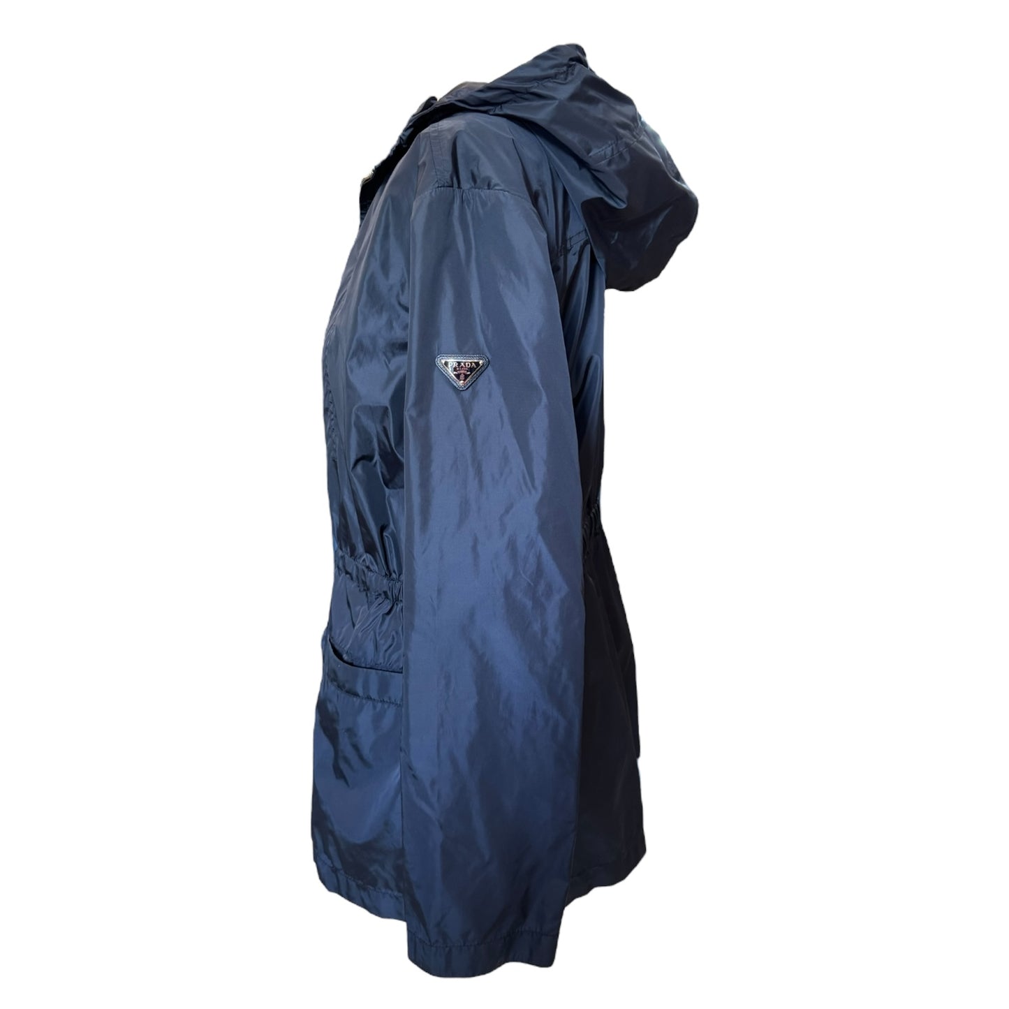 Prada Navy Raincoat - 12