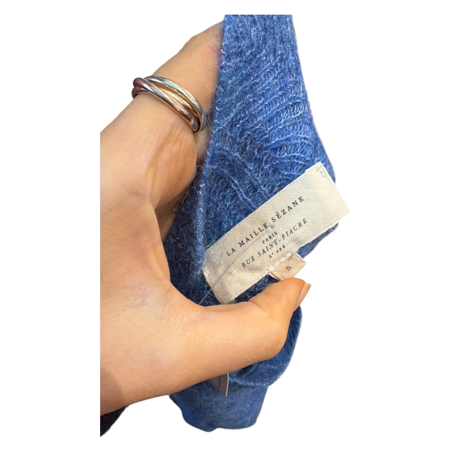 Sezane Lea Blue Sweater - 10