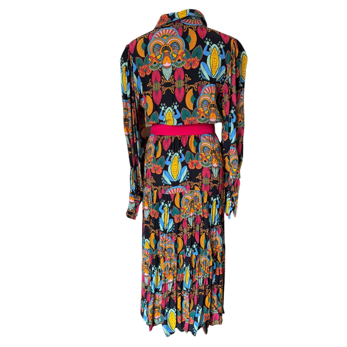 Paolita 'Ismini Two Tier Ruffled' Dress - 12 - NEW