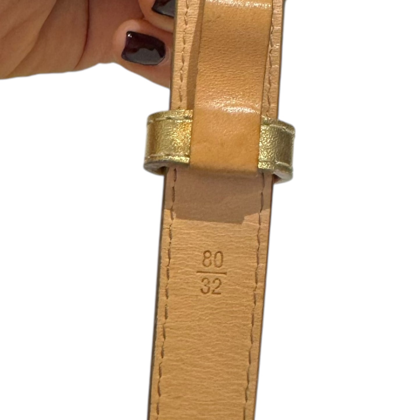 Louis Vuitton Gold Belt - S