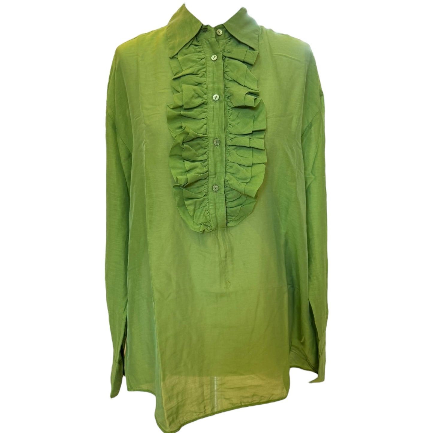 1961 Milano Green Blouse - 14 - NEW