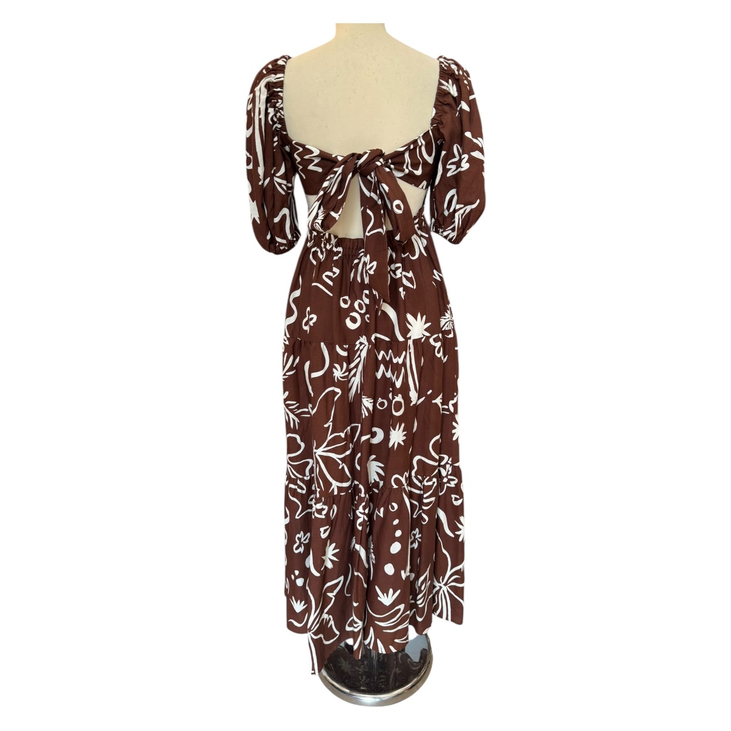 Kitri Gianna Coco Palm Print Maxi Dress - 8