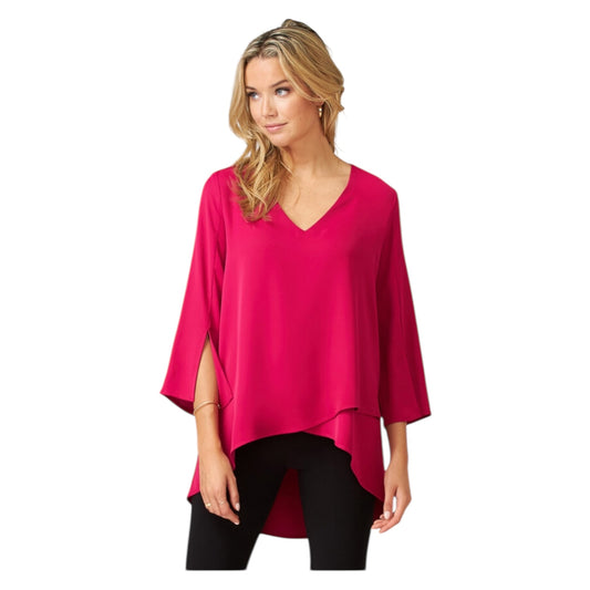 Joseph Ribkoff Pink Long Sleeve Top - 16