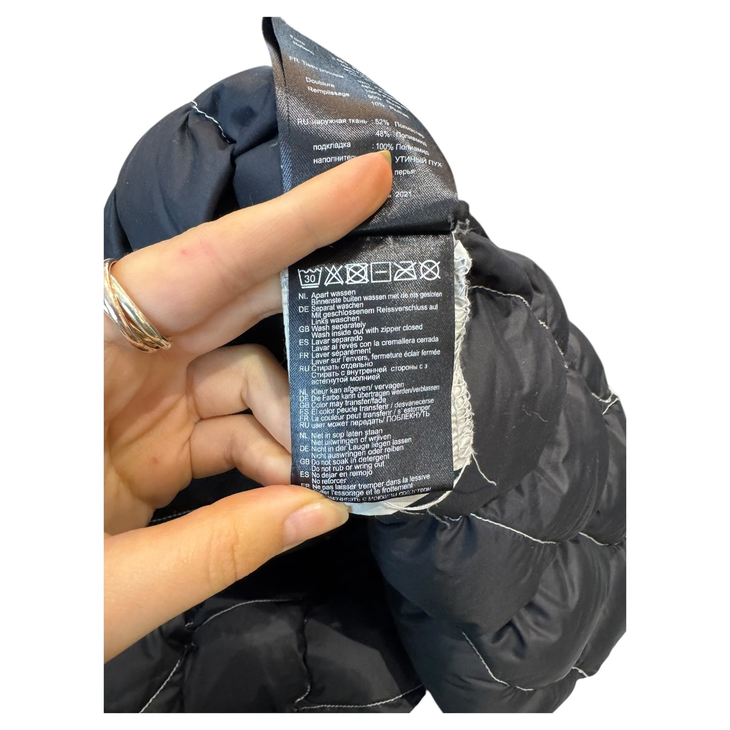 Beaumont Light Grey Puffer Coat - 10