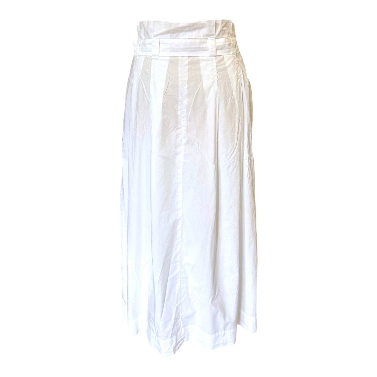 Weekend Max Mara White Pleated Maxi Skirt - 8/10
