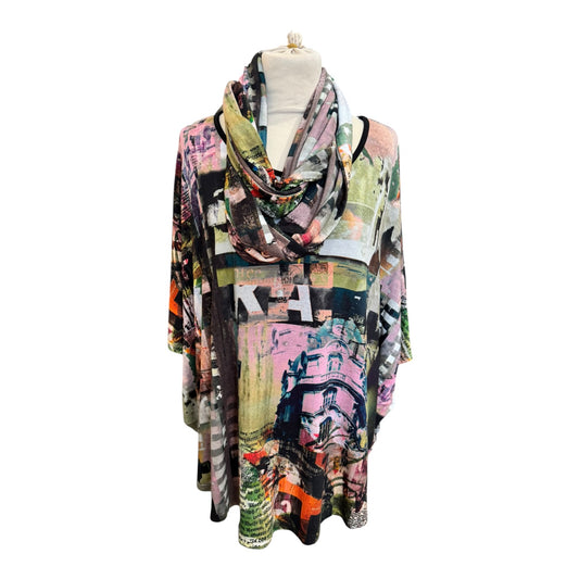 My Soul Print Top and Scarf - 8/10