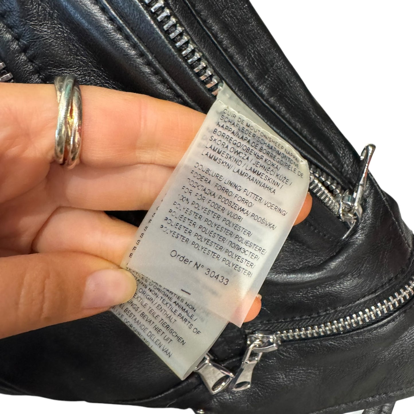 Oakwood Black Biker Jacket