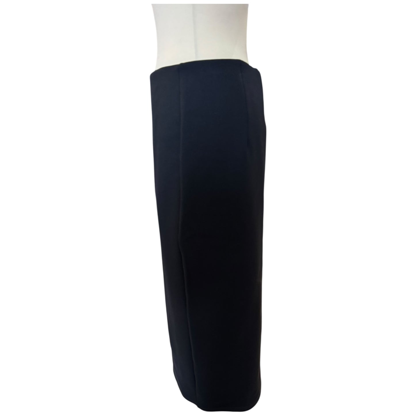 THE ROW Black Rabina Stretch-Jersey Midi Skirt - 12