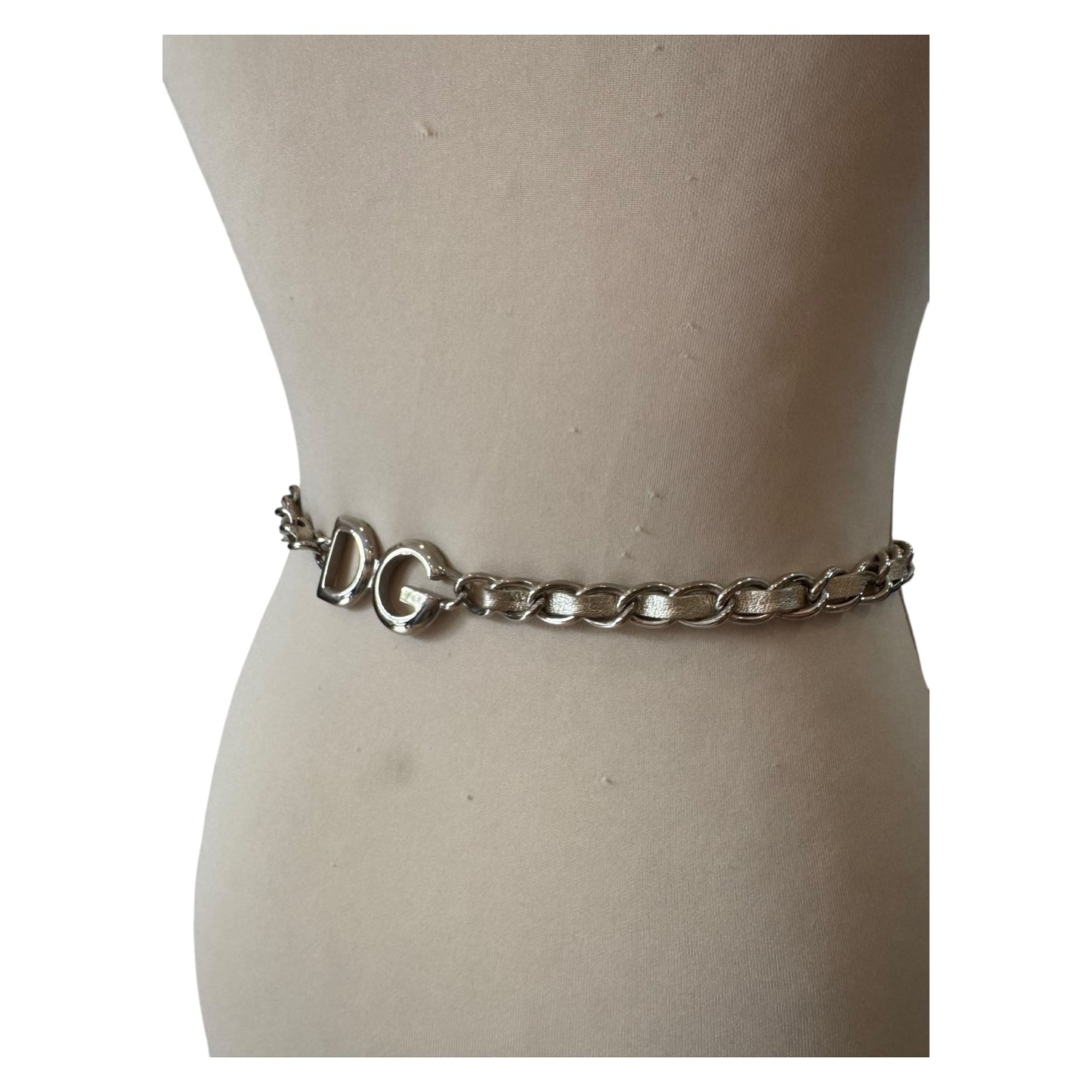 Dolce and Gabbana Silver Chain Belt