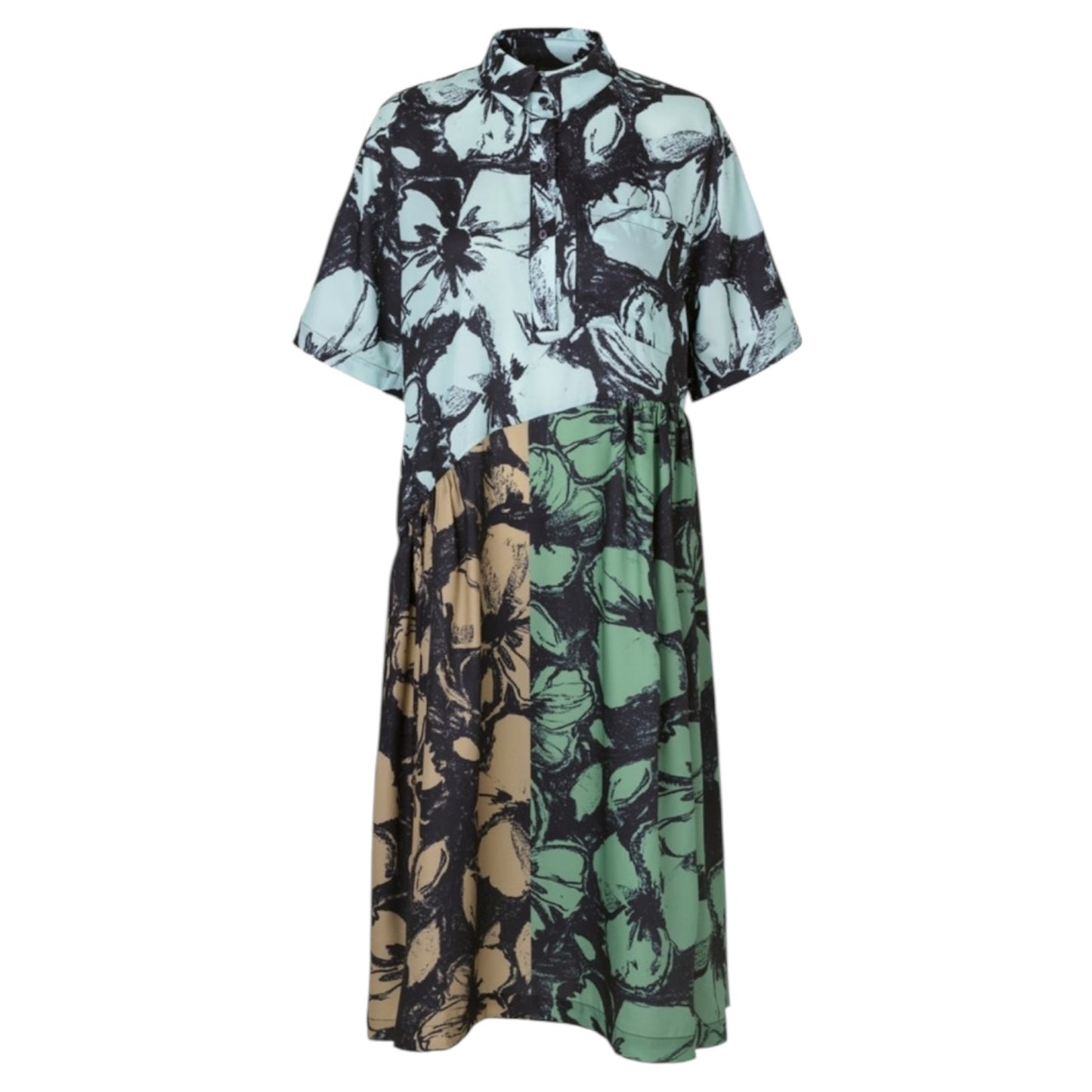 Stine Goya Multi Patterned Hunter Dress - 12/14
