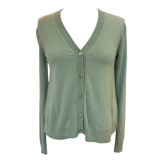 Loro Piana Baby Cashmere Sea Green Cardigan - 10/12