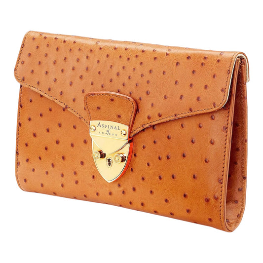 Aspinal Ostrich Skin Wallet