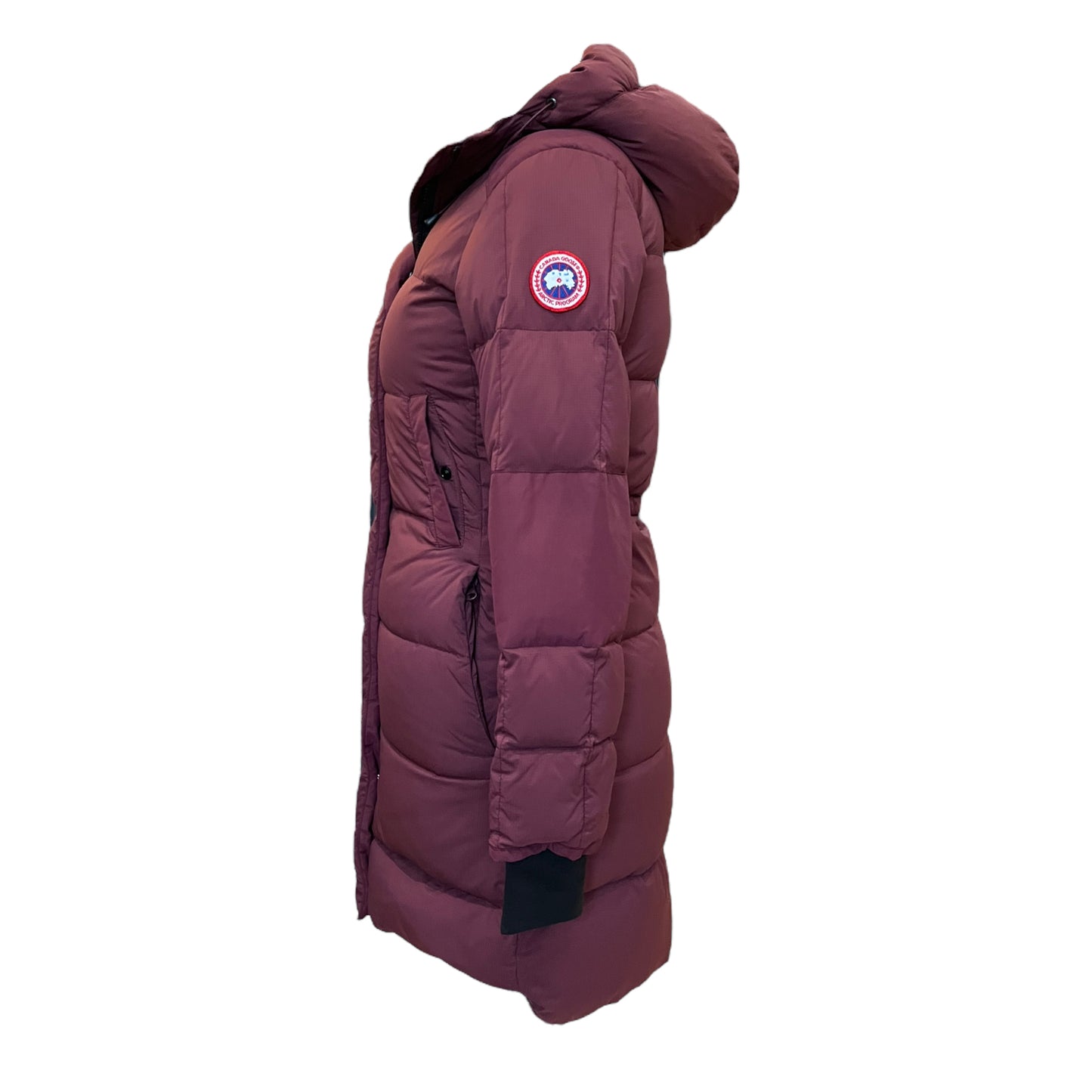 Canada Goose Burgundy Puffer Coat - 10