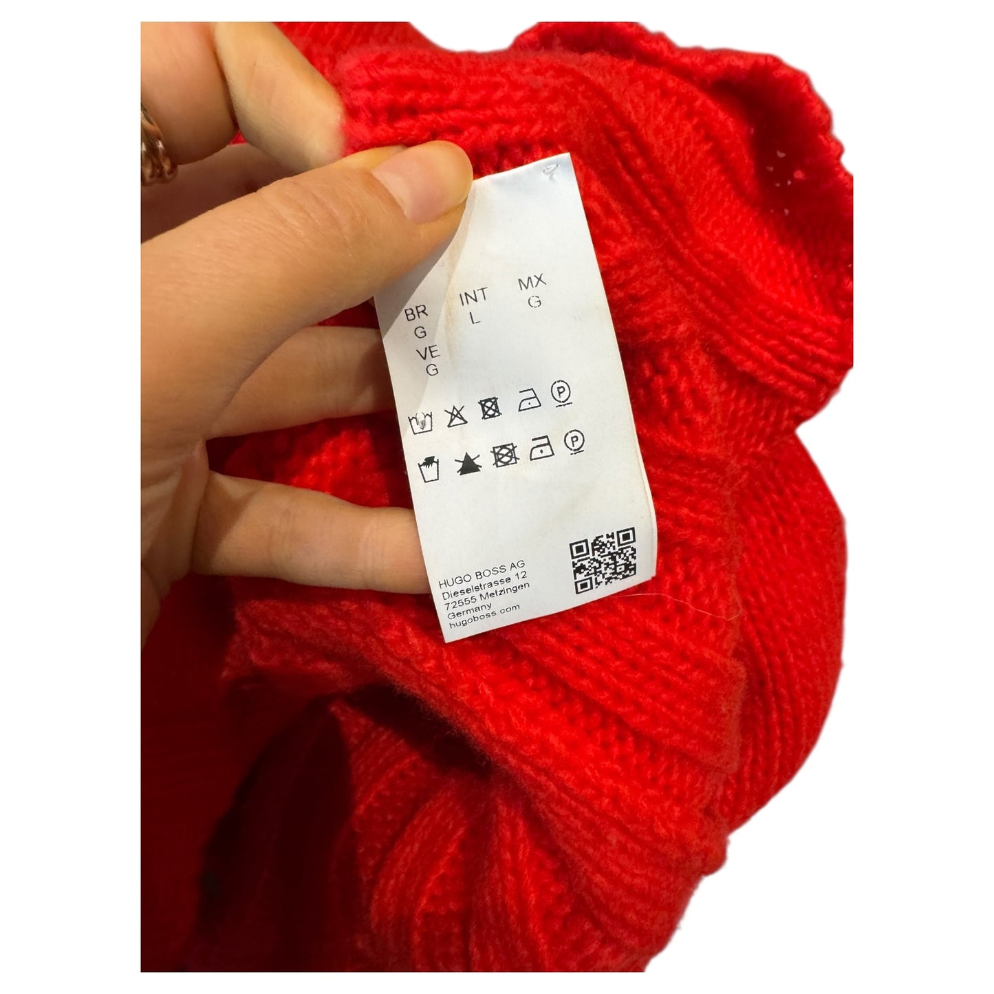Boss Red Chunky Polo Neck Jumper - 12