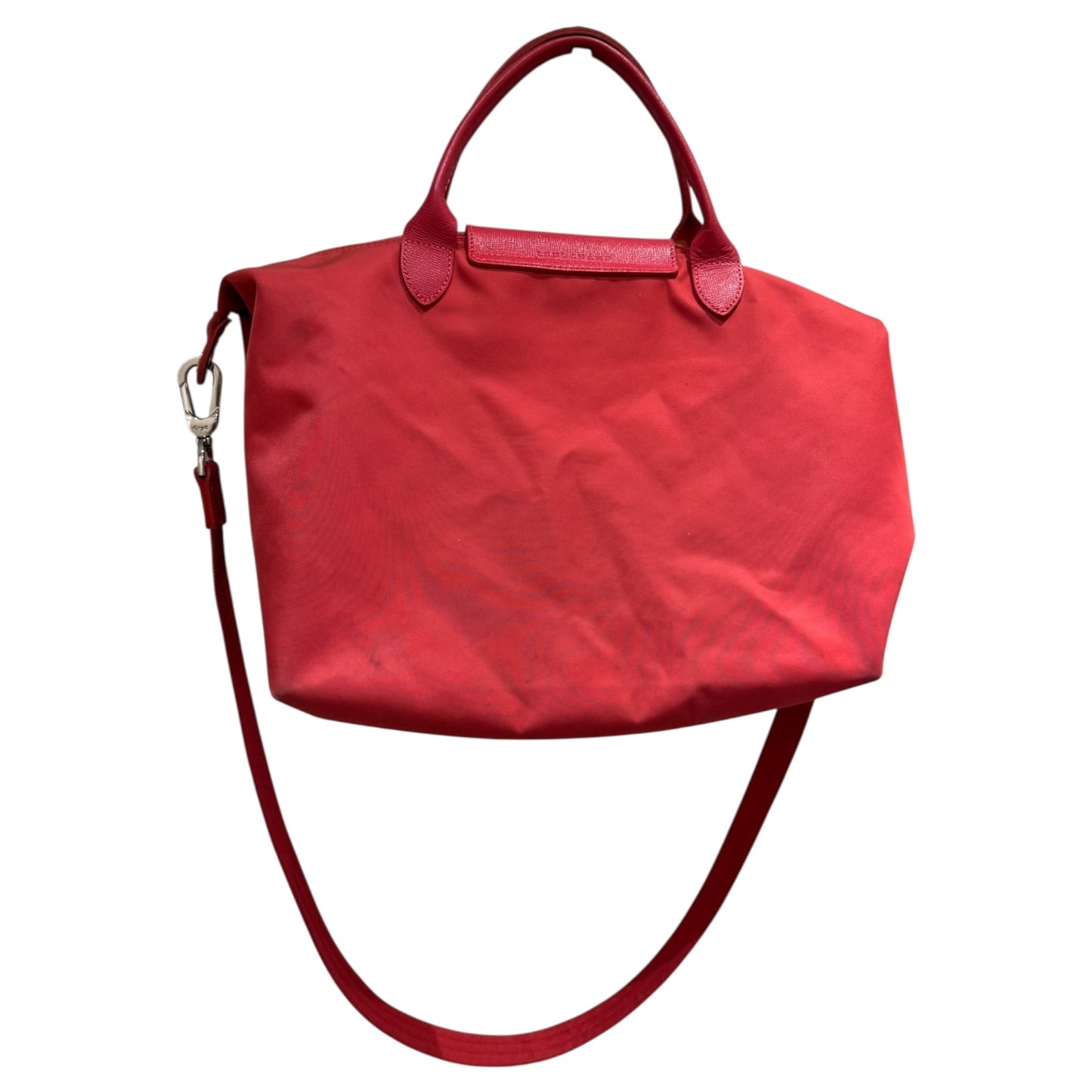 Longchamp Red Le Pliage Cross Body Bag