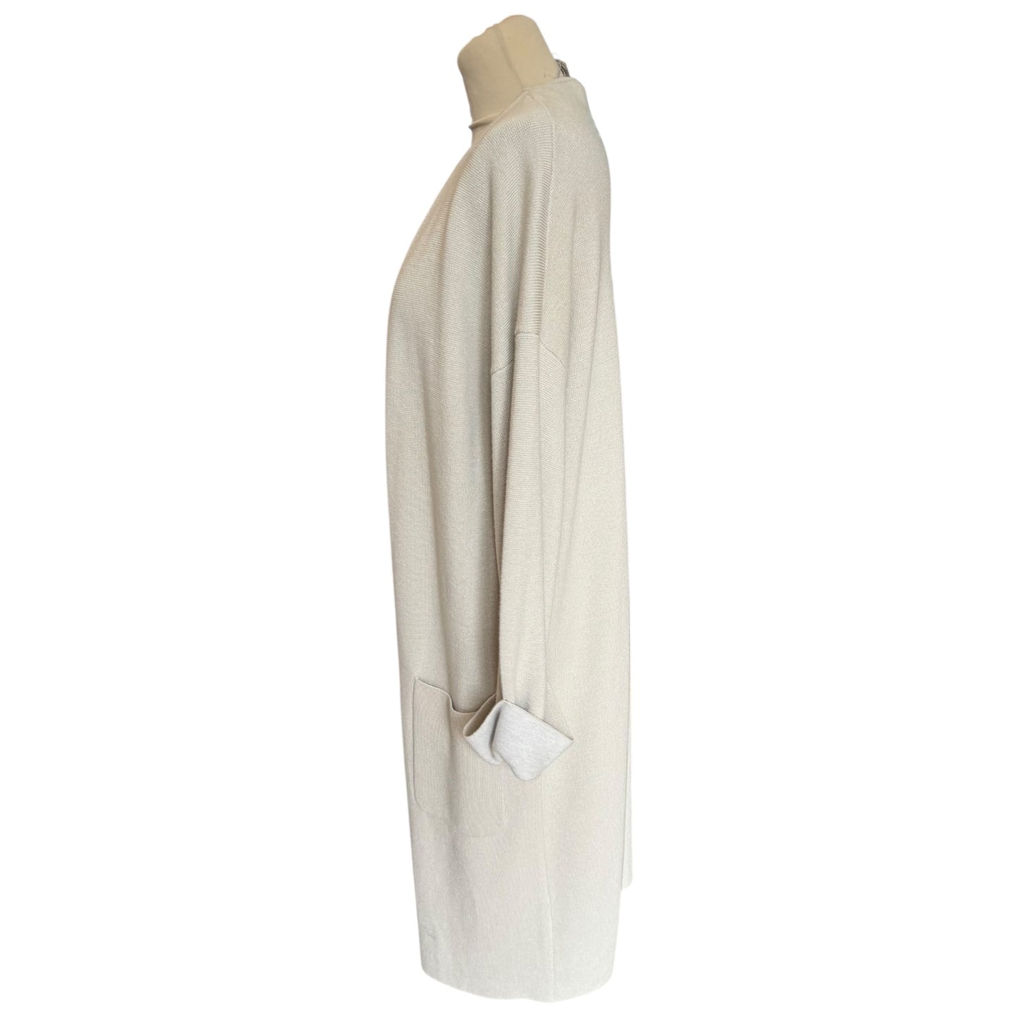 White Label Cotton Rich Double Faced Milano Coatigan - 10 - NEW