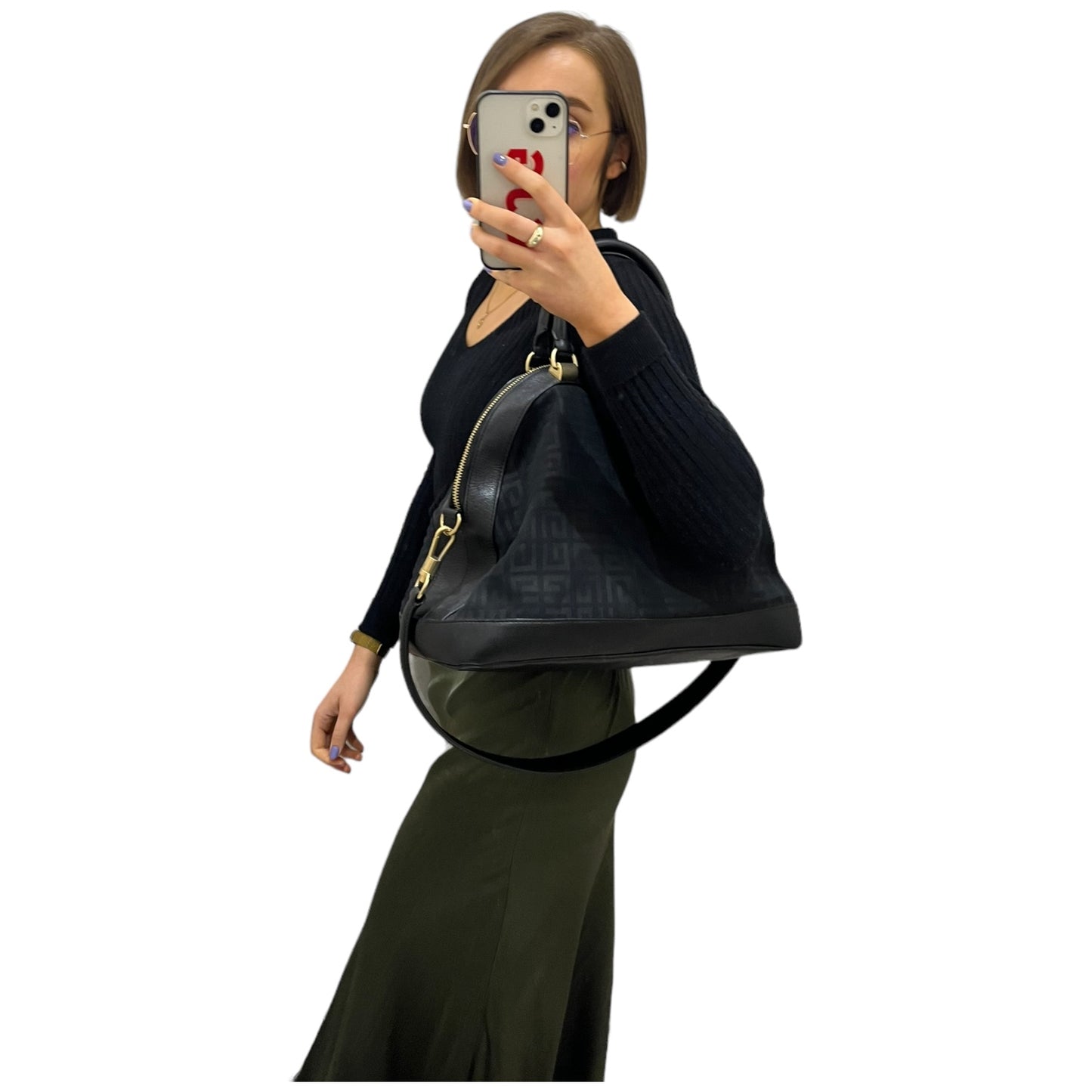 Givenchy Black Bowling Bag