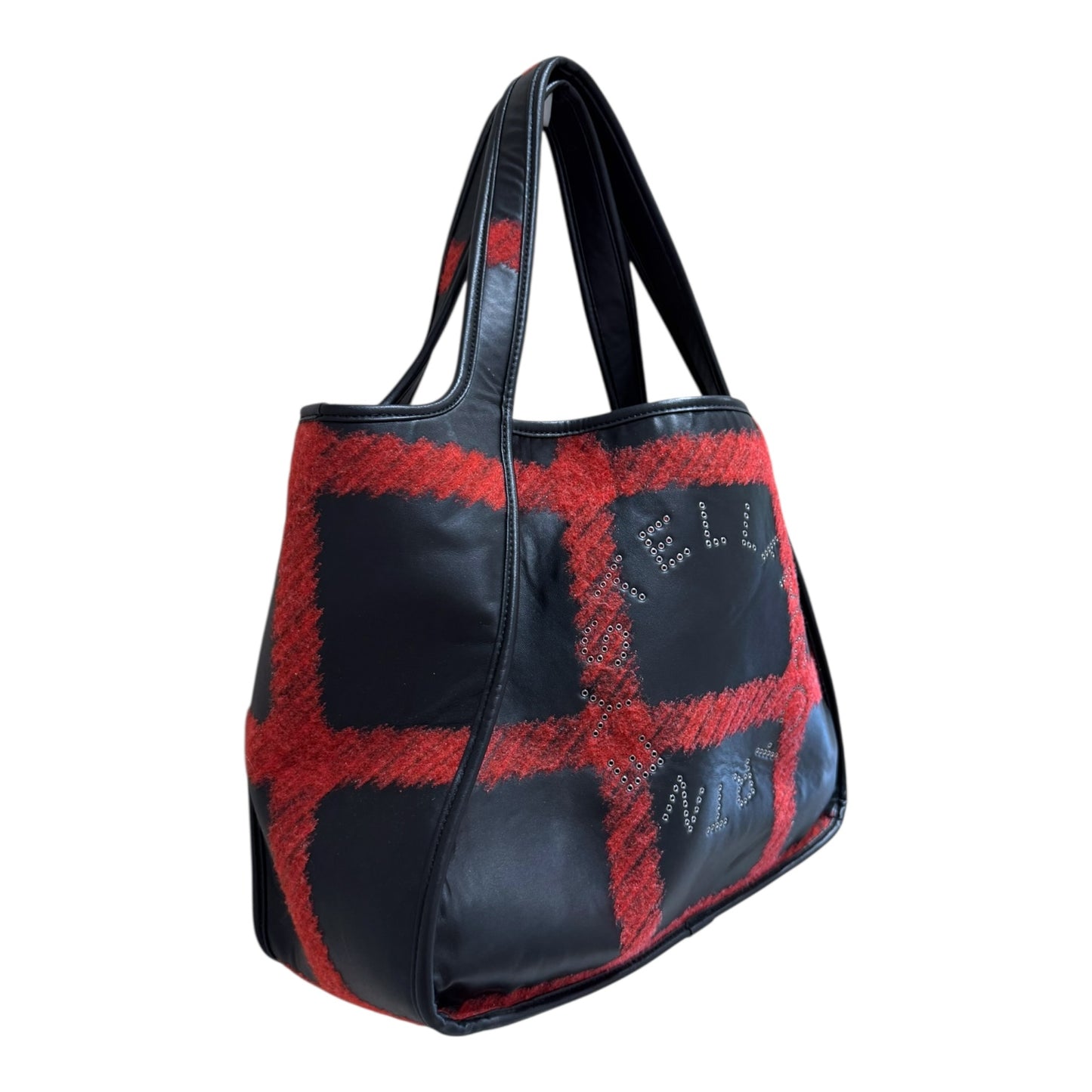 Stella McCartney Black and Red Tote Bag