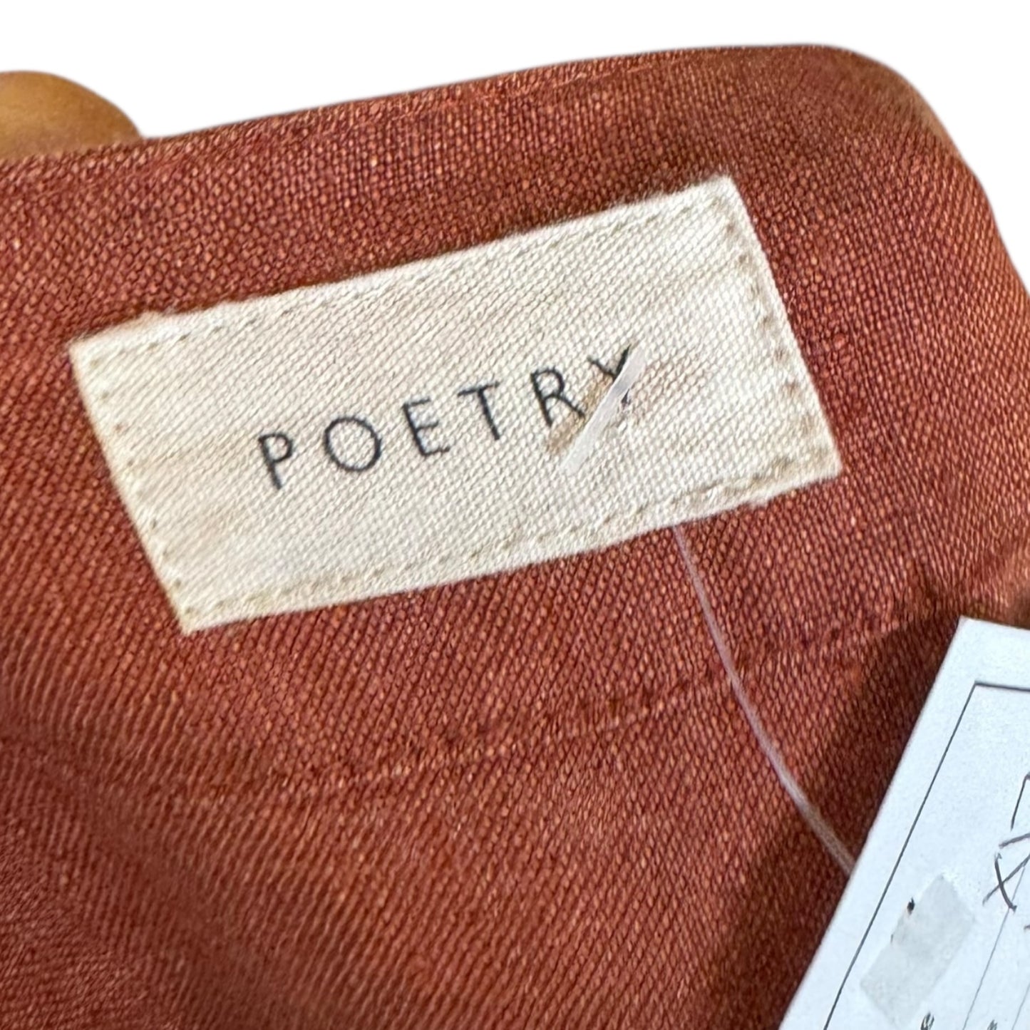 Poetry Terracotta Linen Shirt - 12