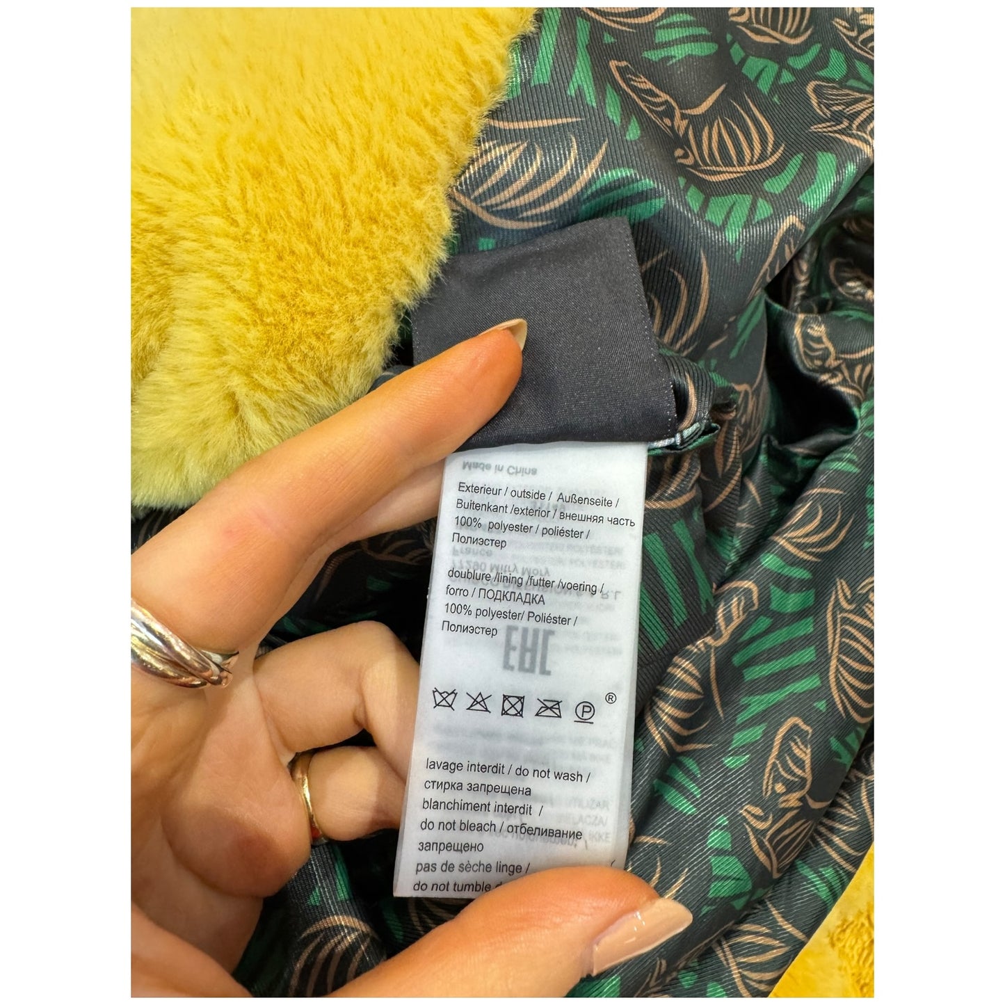 Oakwood Yellow Faux Fur Coat - 10