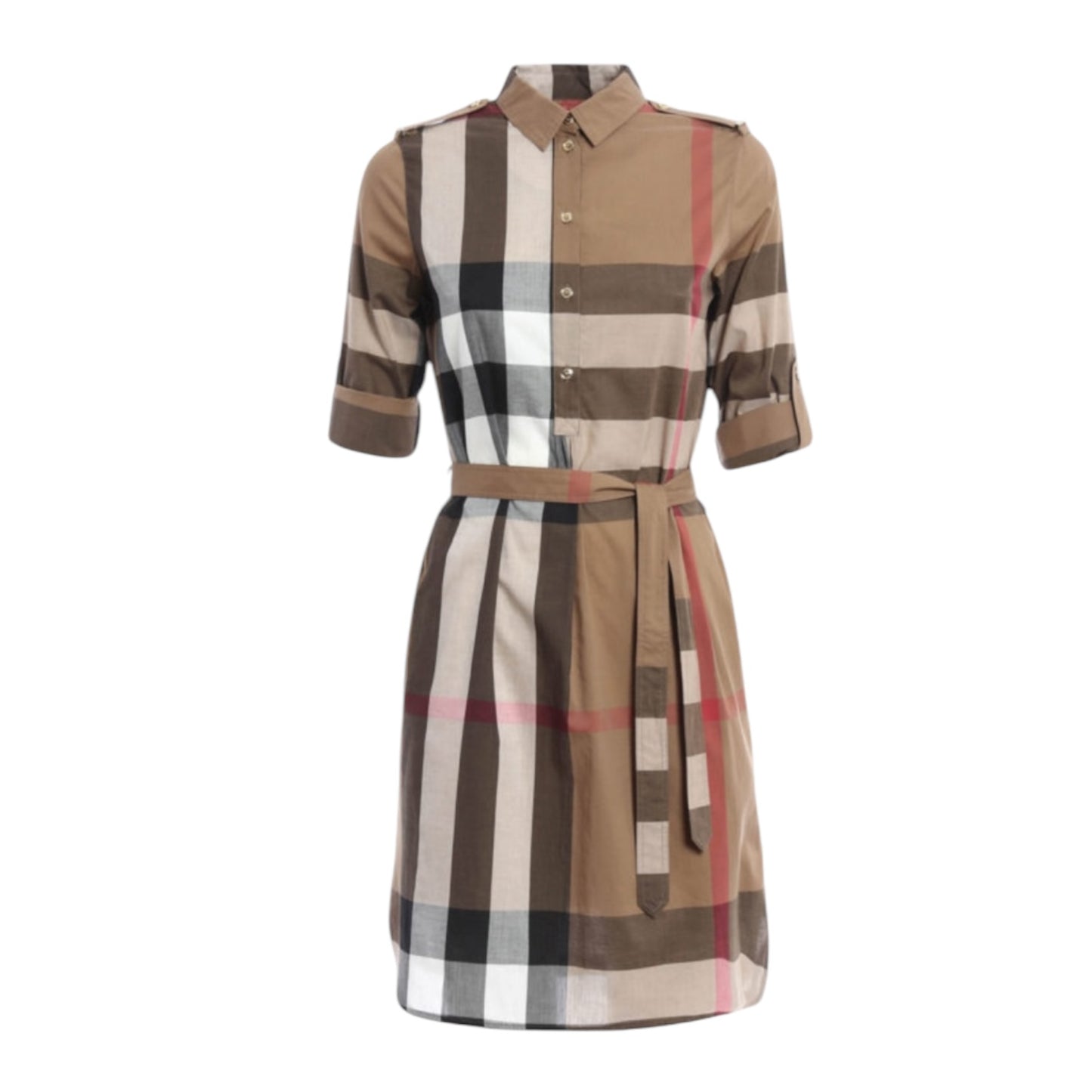 Burberry Nova Check Shirt Dress - 12