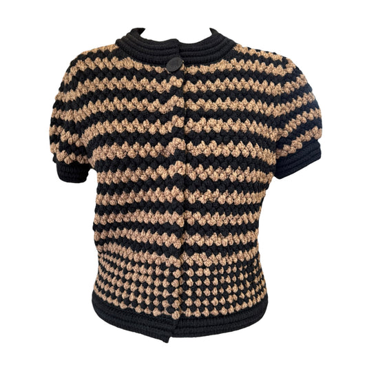 Fendi Black and Brown Cardigan - 10