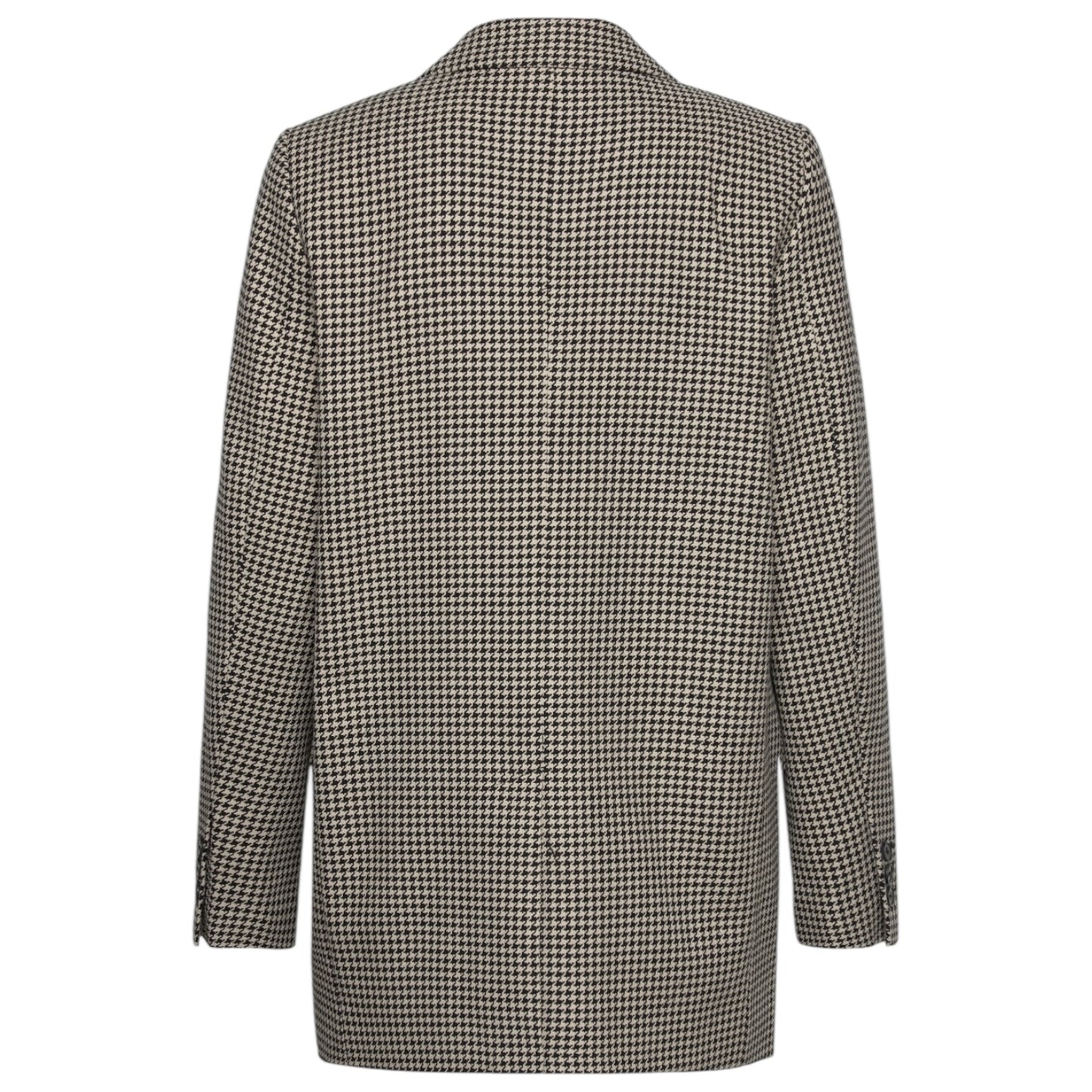 Part Two SonjaPW Black and Cream Houndstooth Blazer - 8
