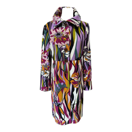 Missoni Purple Patterned Coat - 12