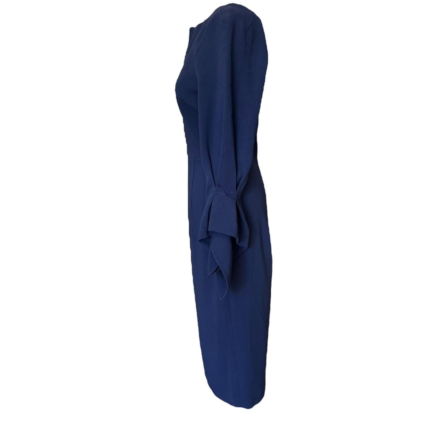 Roland Mouret Navy 'Rosslare' Crepe Dress - 10