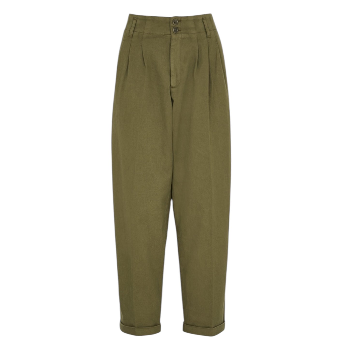 YMC Khaki 'Keaton' Trousers - 12