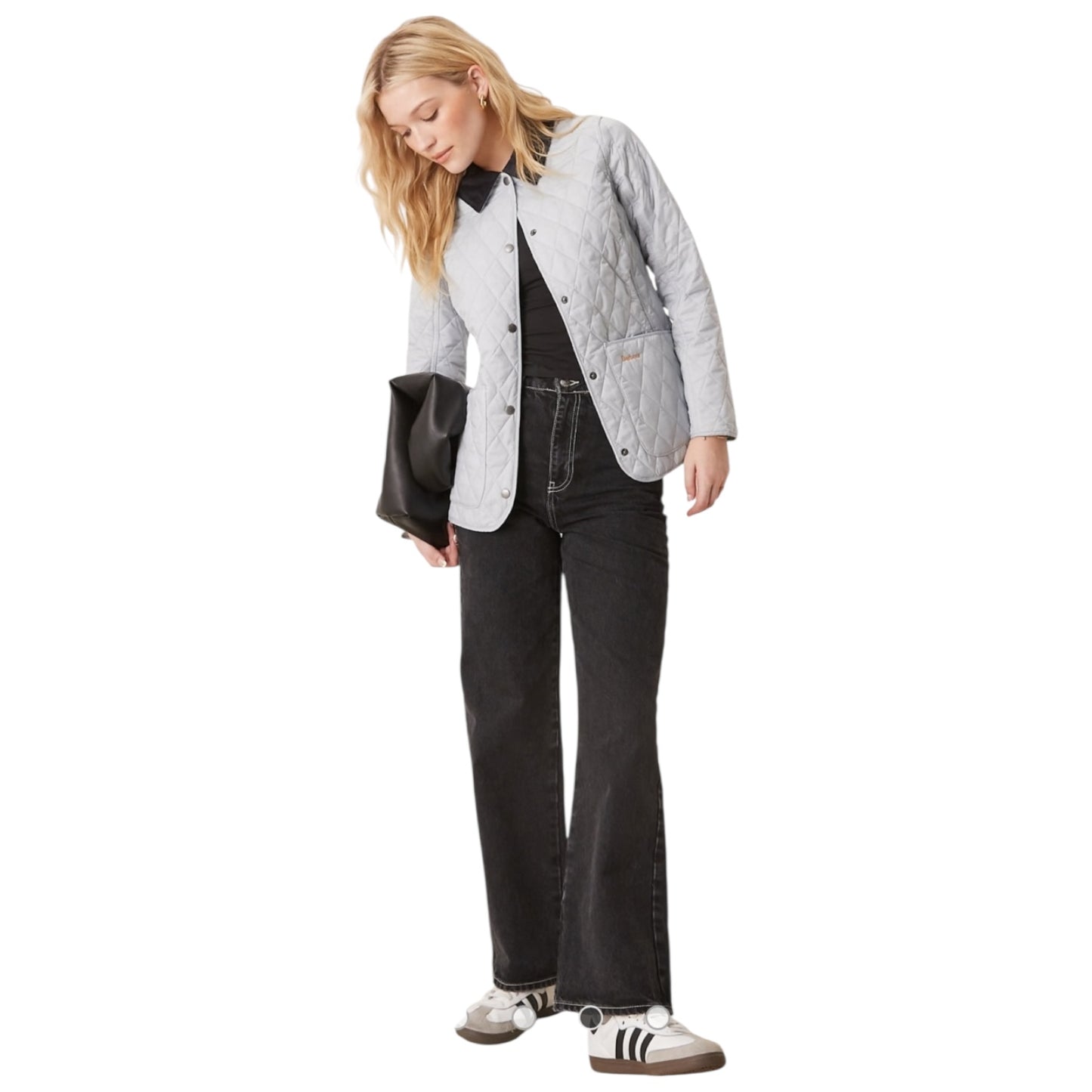 Barbour Light Blue Annadale Quilt Jacket - 12