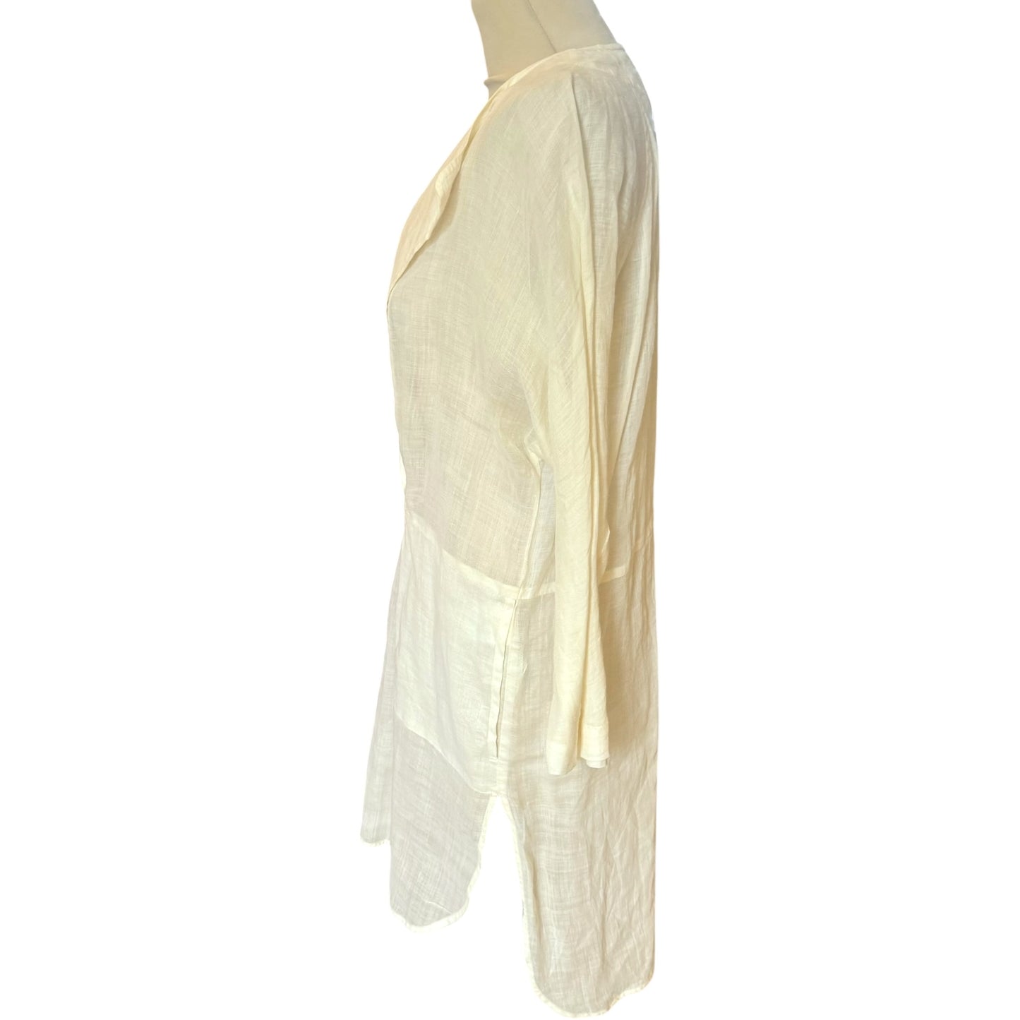 MaxMara Cream Ramie Tunic - 6/8