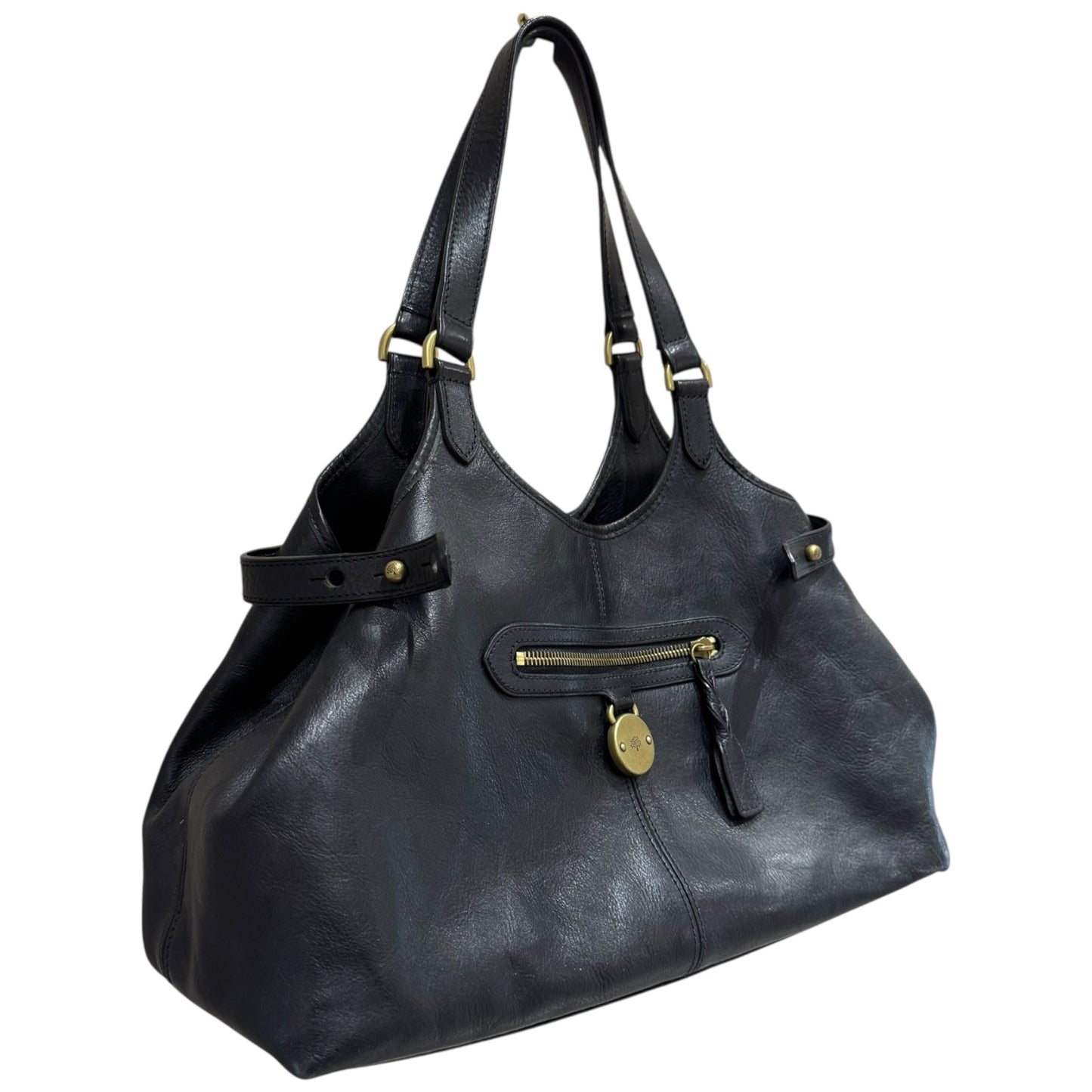 Mulberry Black Somerset Hobo Tote Bag