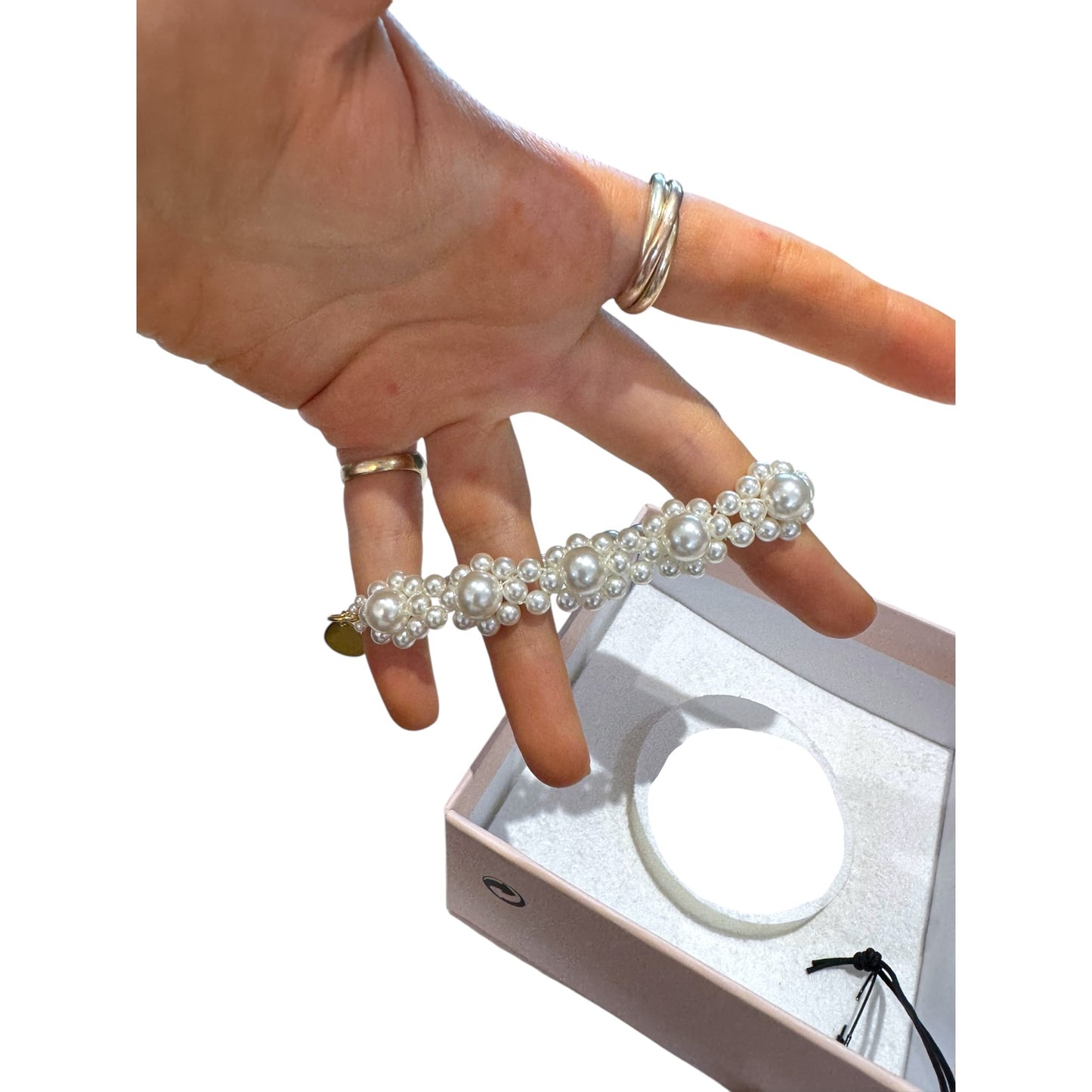 Simone Rocha Daisy Faux Pearl Bracelet
